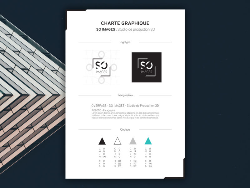 Communication : Portfolio Charte Graphique SO Images