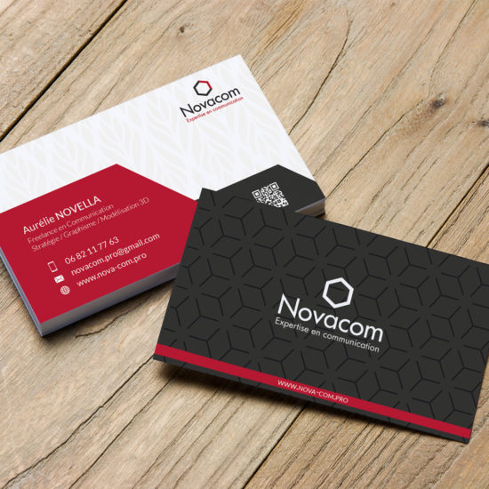 Communication : Cartes de visite Novacom