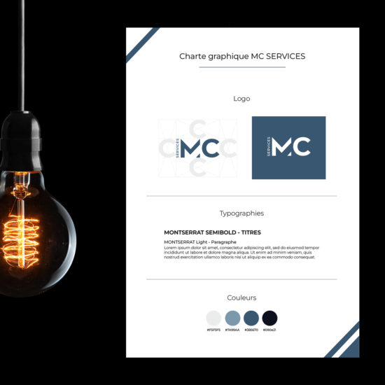 Communication : Création du logo MC SERVICES