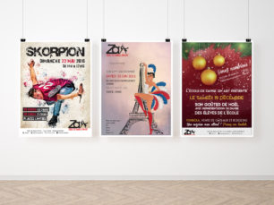 Communication : Portfolio - Affiches ZIN'ART