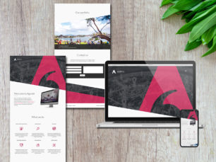 Communication : Portfolio - Mockup Site Web Agent6