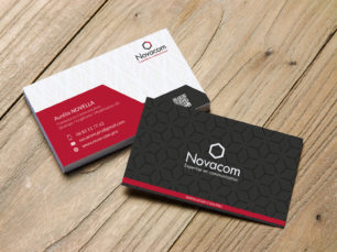 Communication : Cartes de visite Novacom