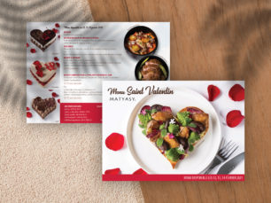 Communication : Réalisation d'un menu pour la St Valentin Matyasy